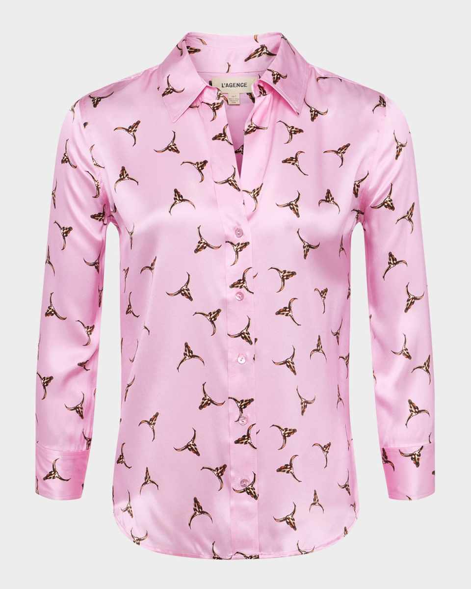 Bulls Head Dani Silk Blous
